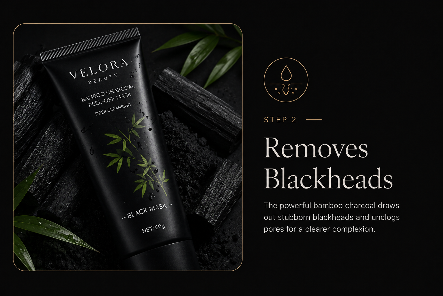 Velora Black Mask™